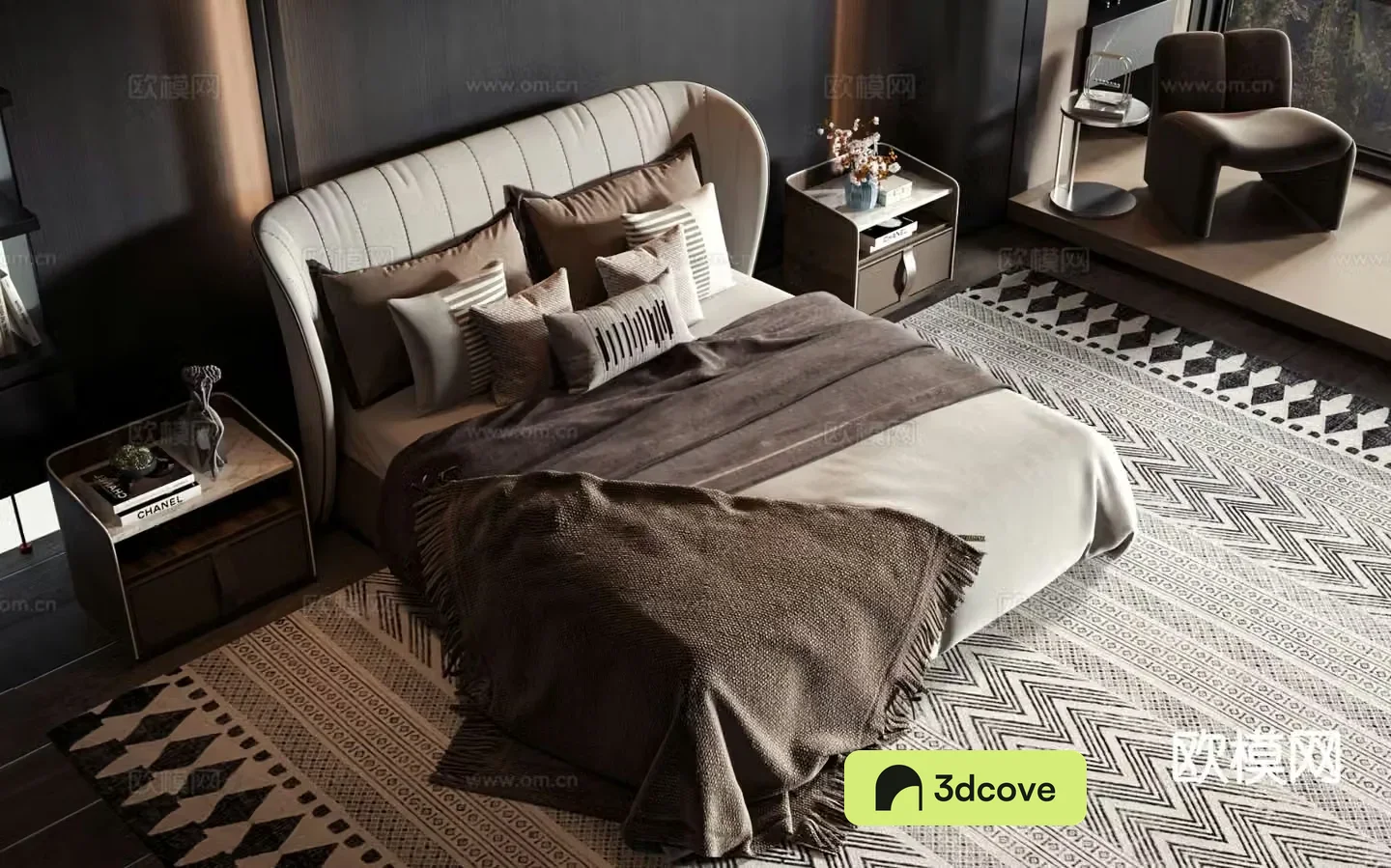Italian double bed