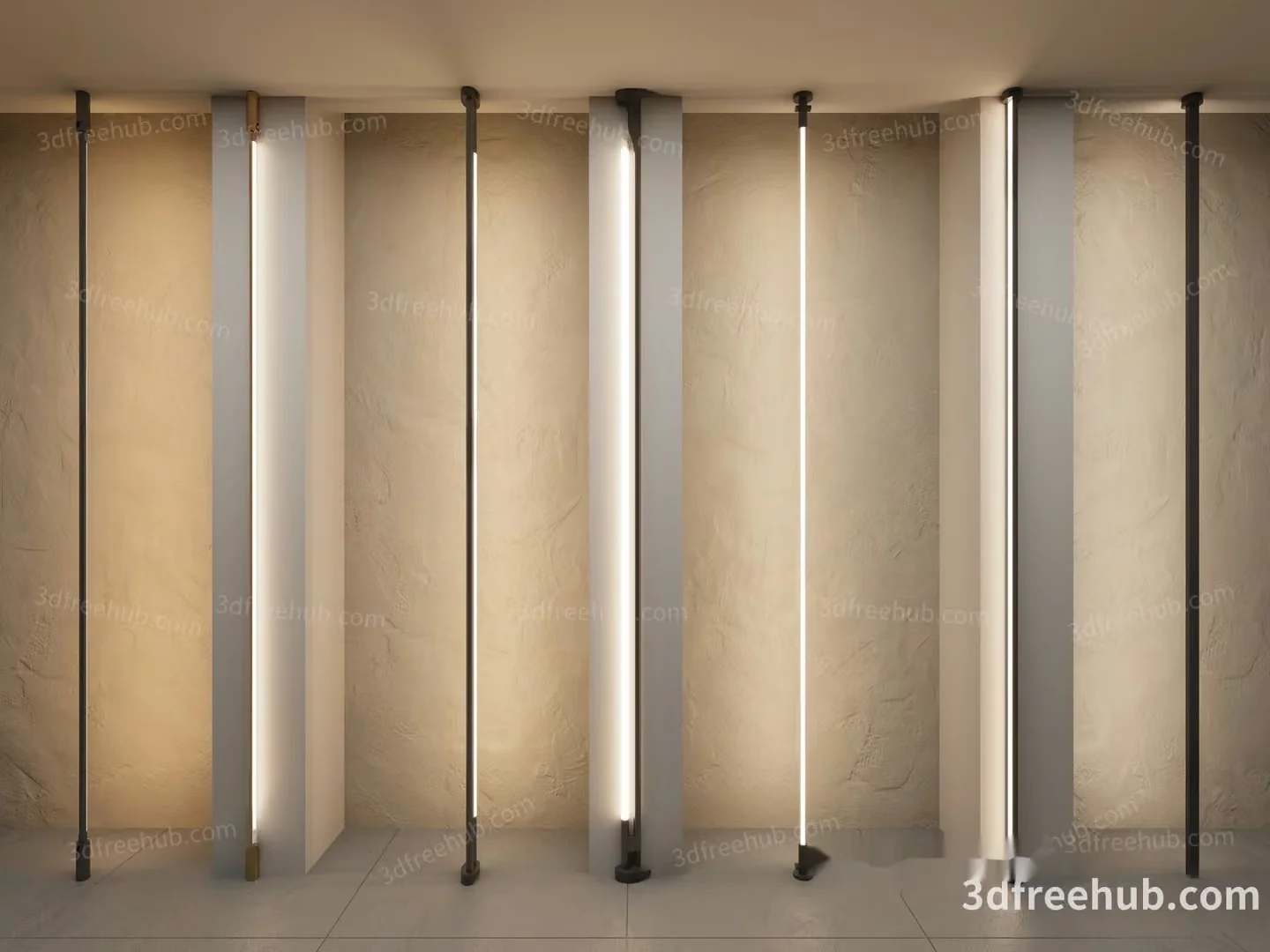 Modern Light Fixtures 3D Model – 22018 – VRAY Render