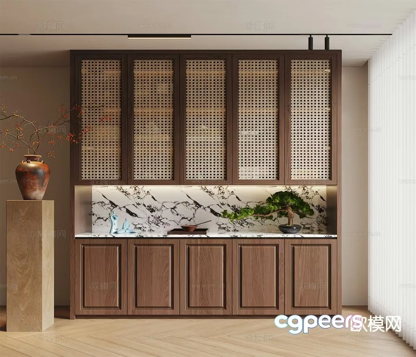 New Chinese sideboard 3d model