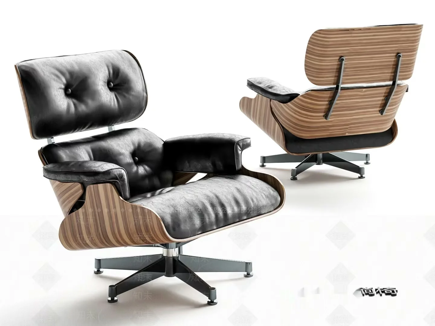 Wooden Chair 3D Model – 16038 – VRAY Render
