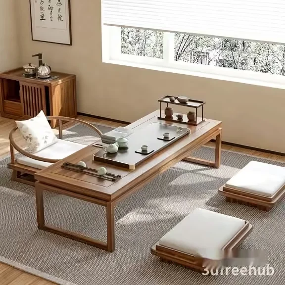 Cozy Asian Living Room 3D Model – 21497 – VRAY Render