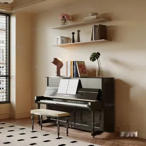 A Piano And Bench 3D Model – 21042 – VRAY Render