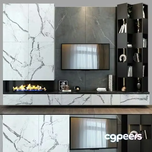 3ds Max Free – TV shelf 0107