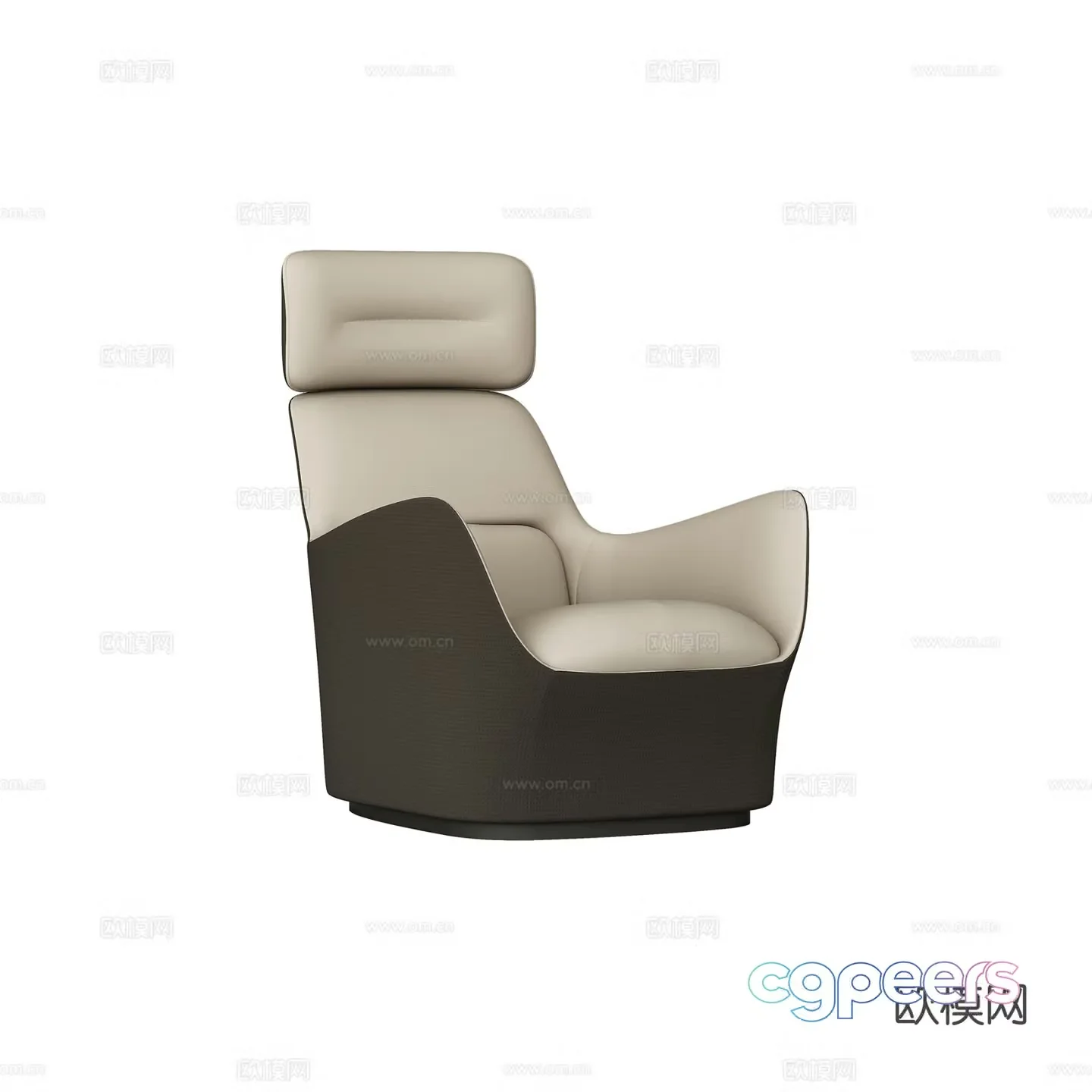 Modern lounge chair 3d model