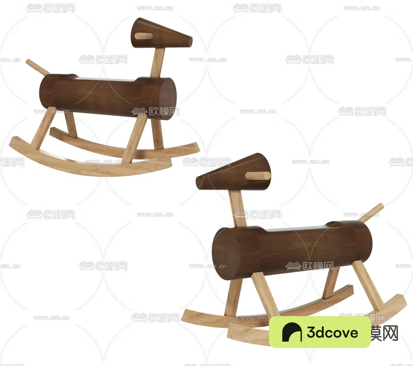 Modern children’s rocking chair rocking horse