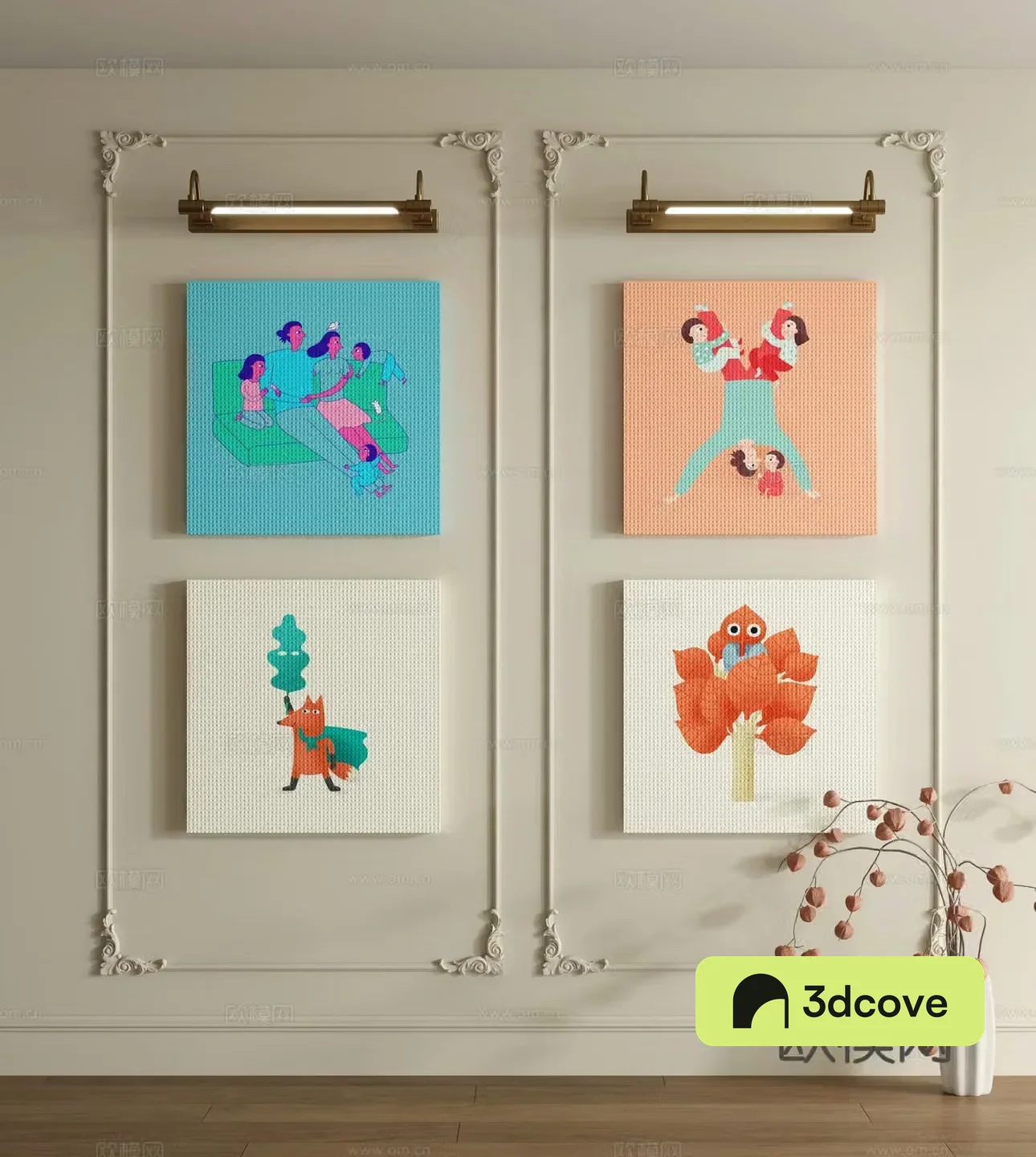Dopamine decorative painting