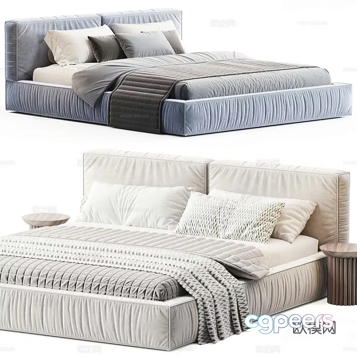 Toledo bed by him 3d model