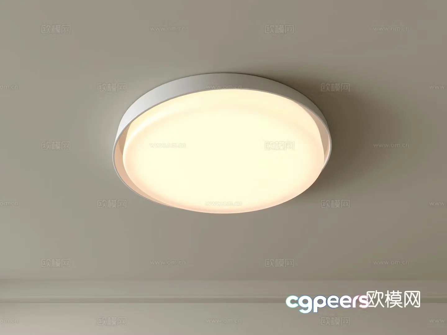 Modern ceiling lamp Geometric ceiling lamp Bedroom lamp Artistic shaped lamp Fashion living room lamp 3D model