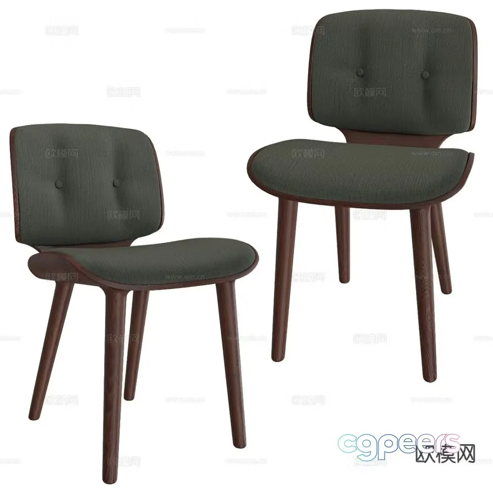 Moooi chair dining chair 3d model