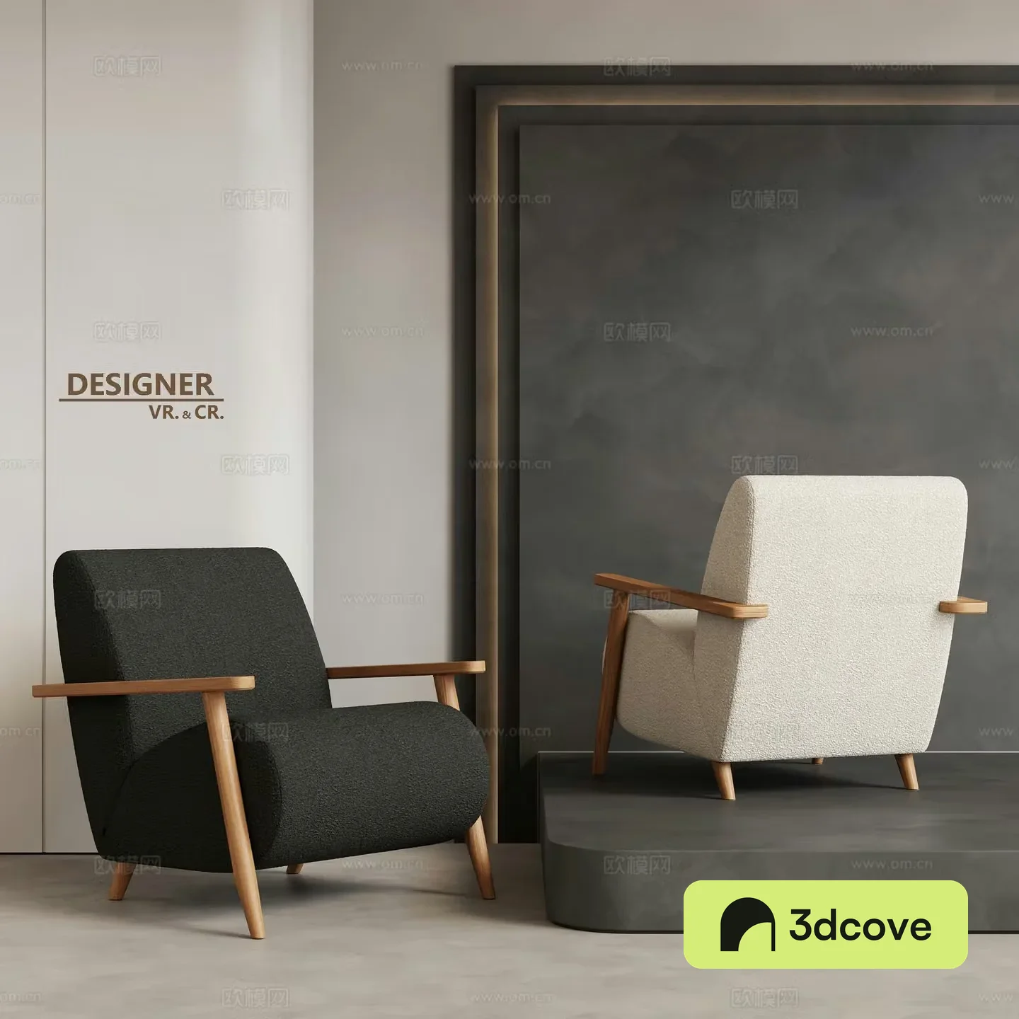 Modern single sofa chair fabric leisure chair