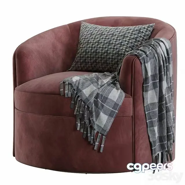 3ds Max Free – Coco Republic Luna Swivel Chair