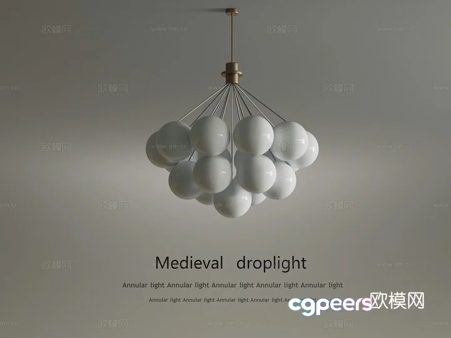 Chandelier French Chandelier 3D Model