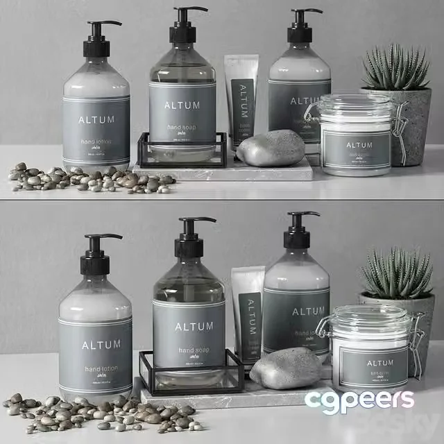 3ds Max Free – ALTUM bathroom set 05