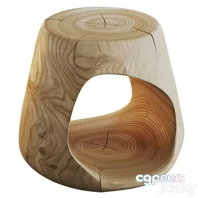 3ds Max Free – Cedar slab coffee table