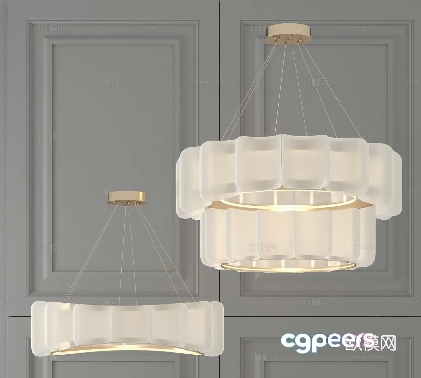 Lamps Chandelier Lighting Decorative Lights 3D Model