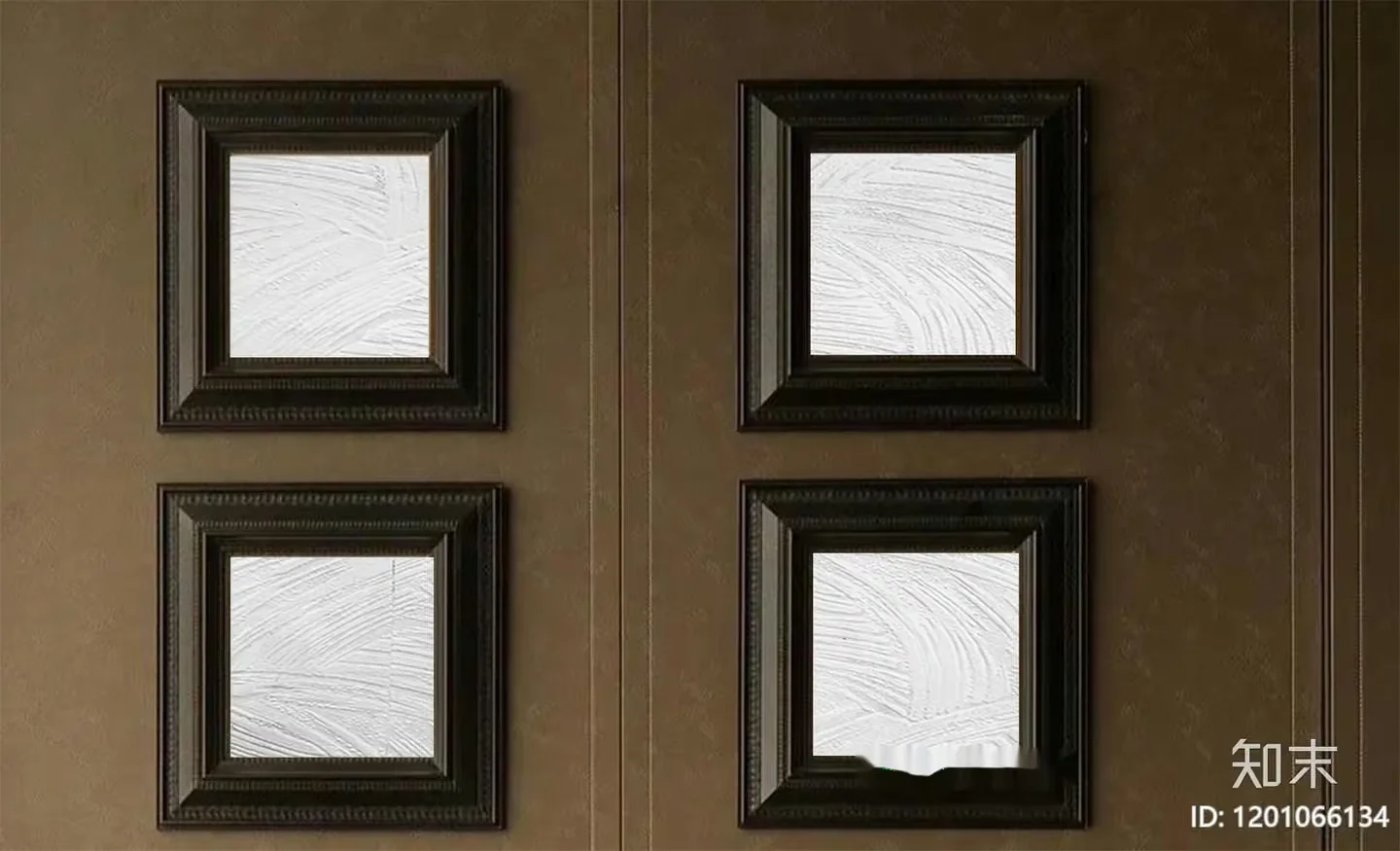 Four Square Picture Frames 3D Model – 10597 – VRAY Render