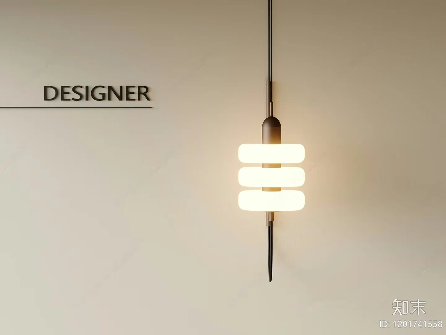 Modern Light Fixture 3D Model – 10665 – CORONA Render