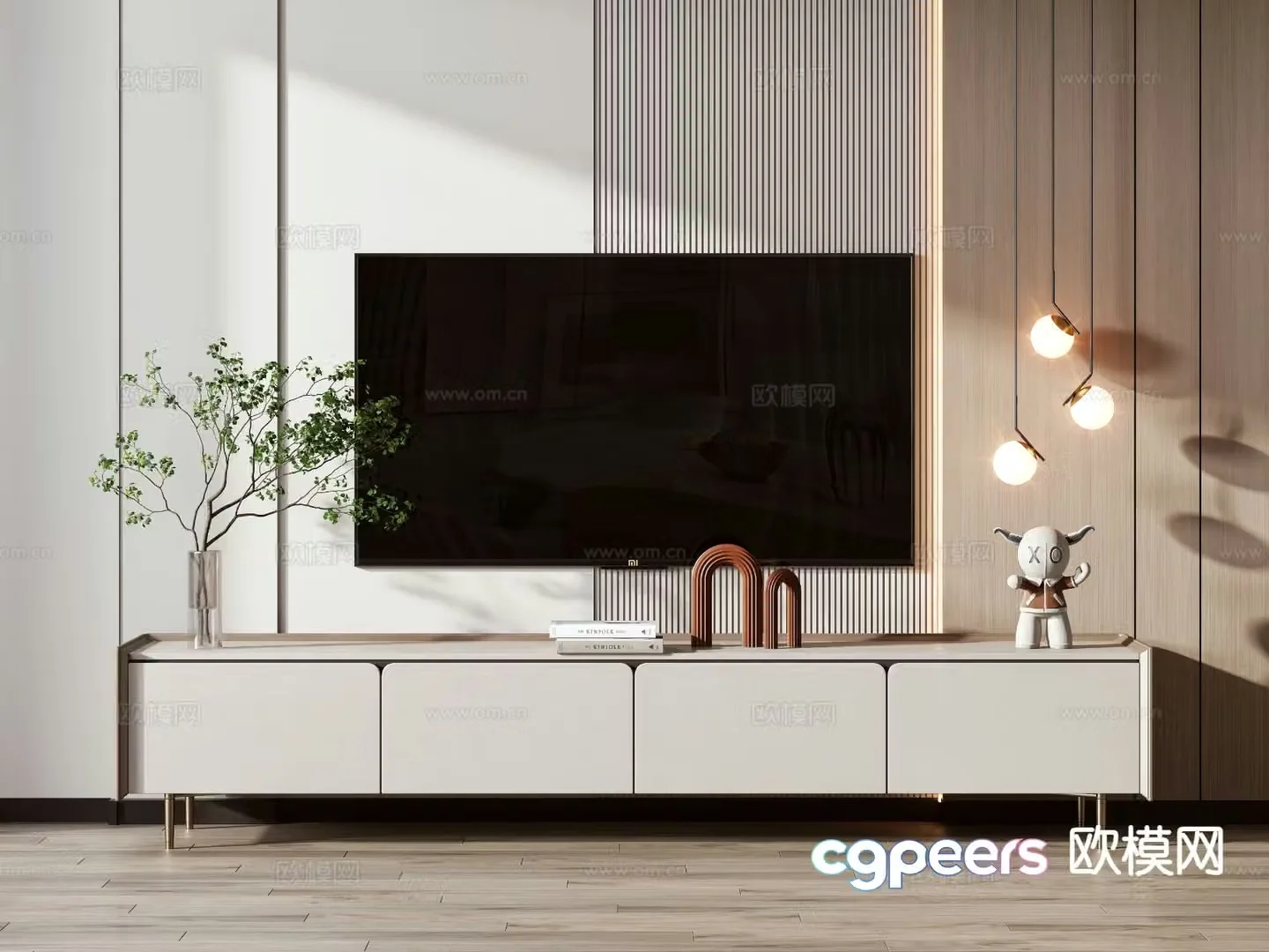 Modern TV cabinet 3d model