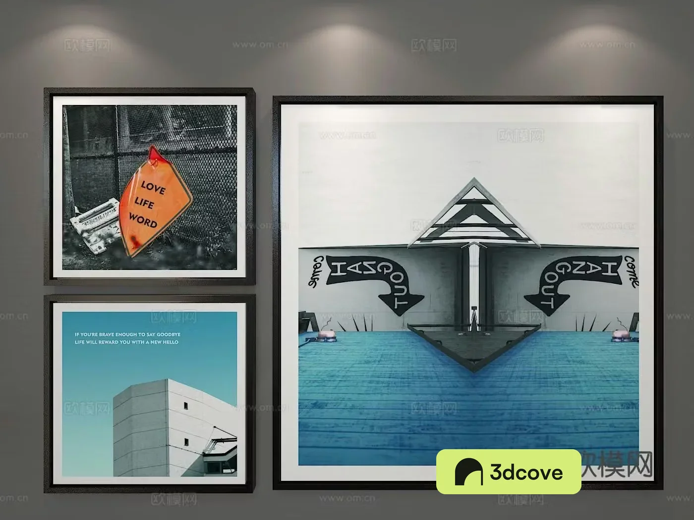 Modern art painting decorative painting
