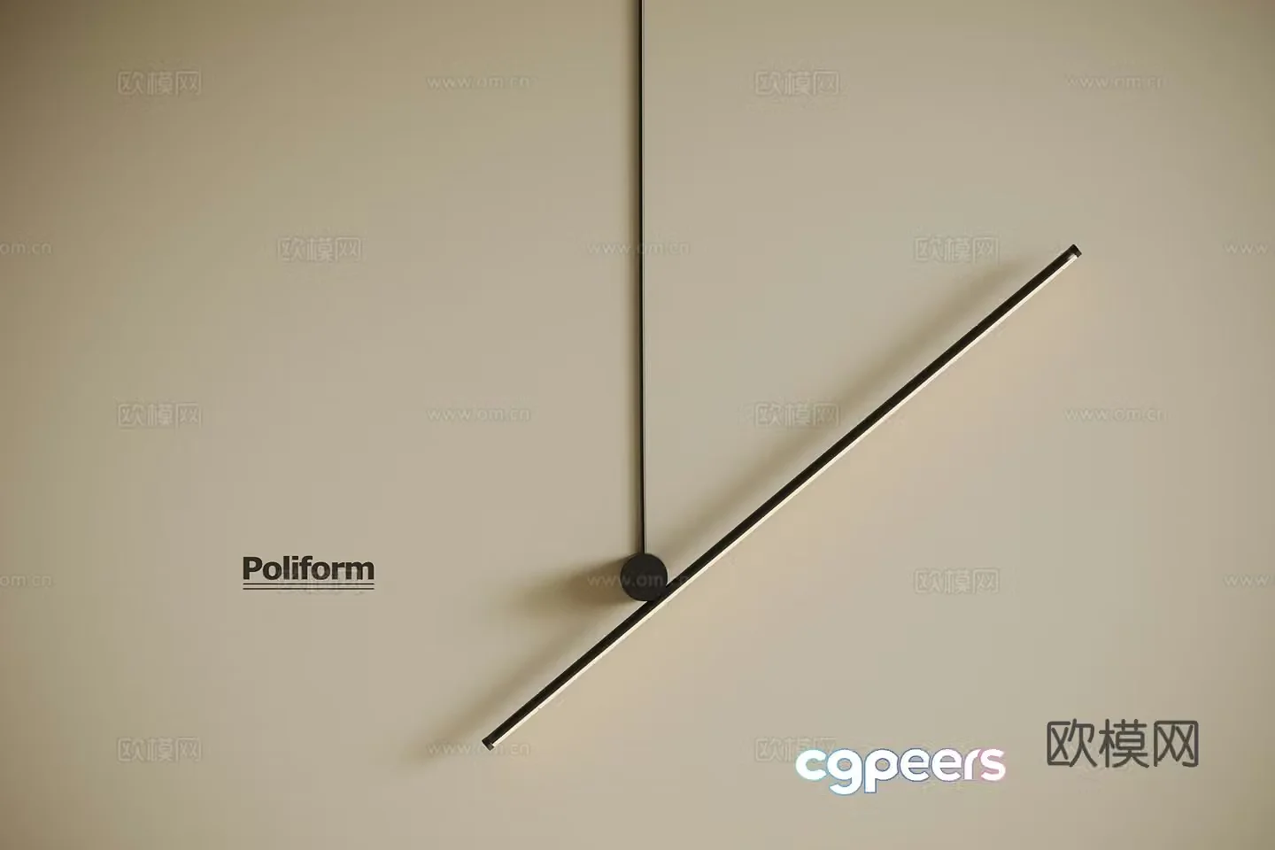 Modern wall lamp 3d model