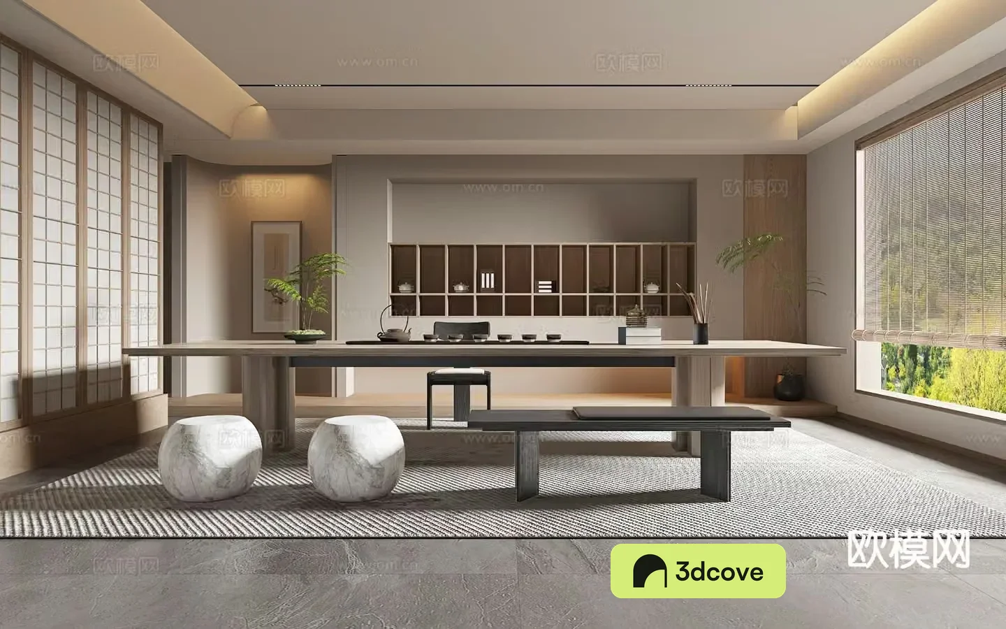 New Chinese tea room