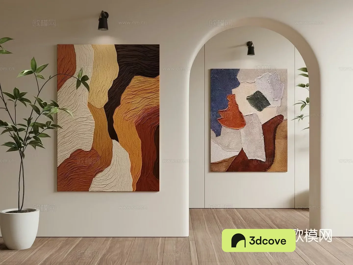 Modern hanging painting decorative painting texture painting