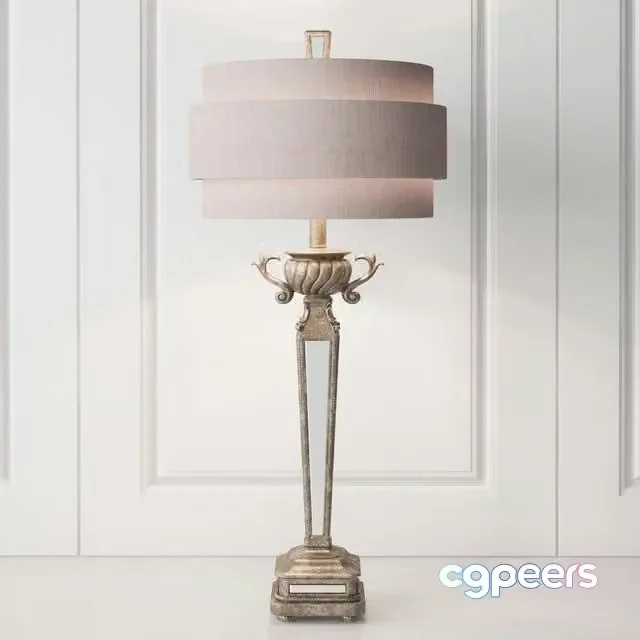 3ds Max Free – Mirrored Table Lamp