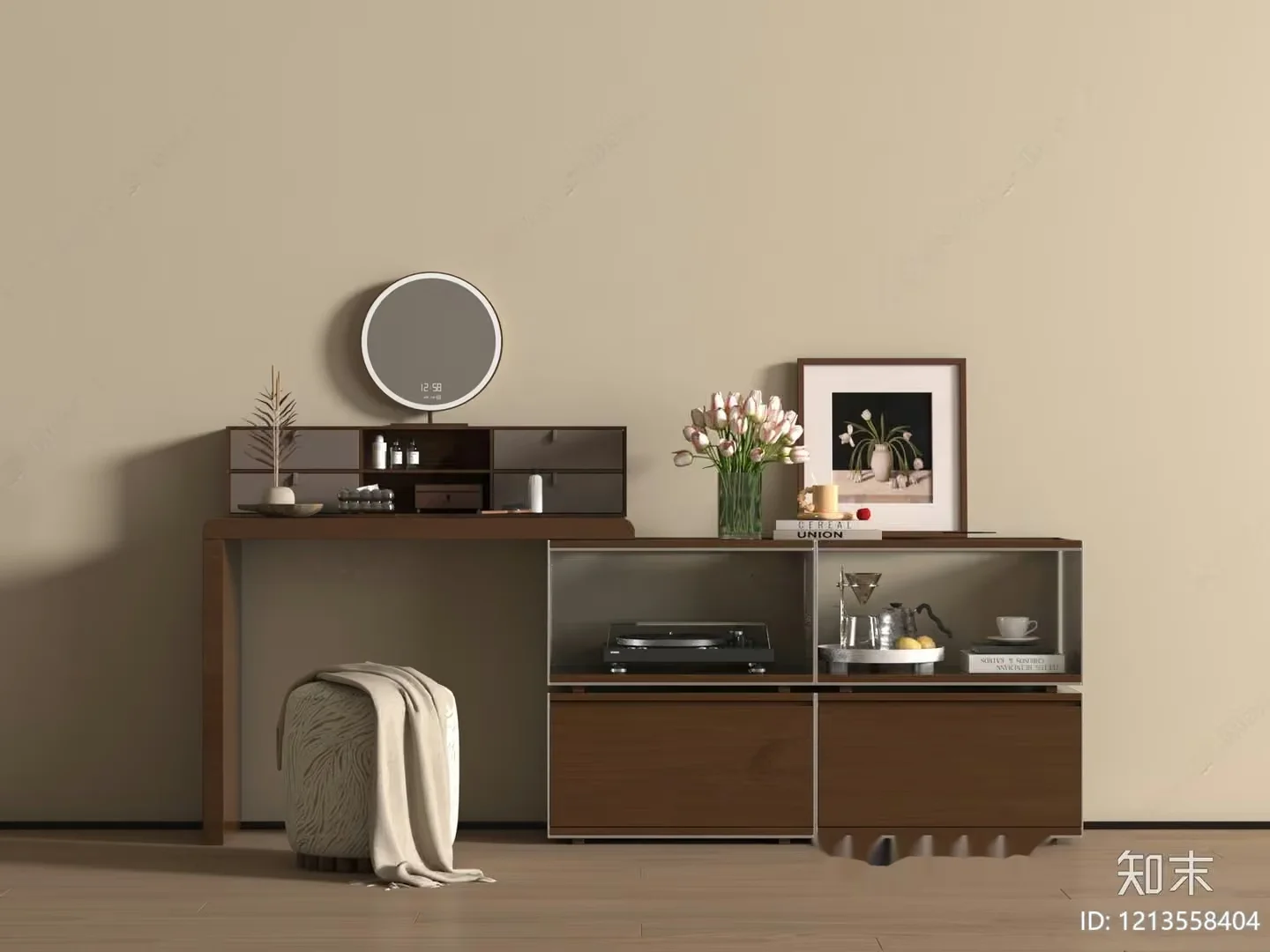 Modern Home Decor 3D Model – 7224 – VRAY Render