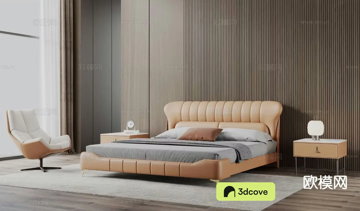 Italian double bed