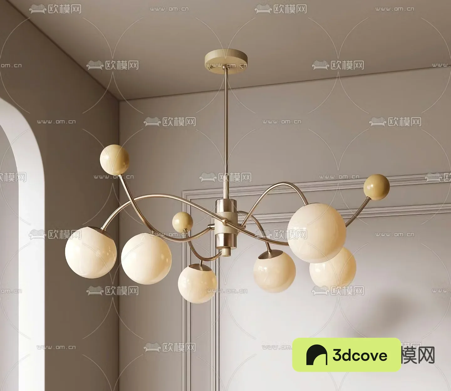 Cream style chandelier