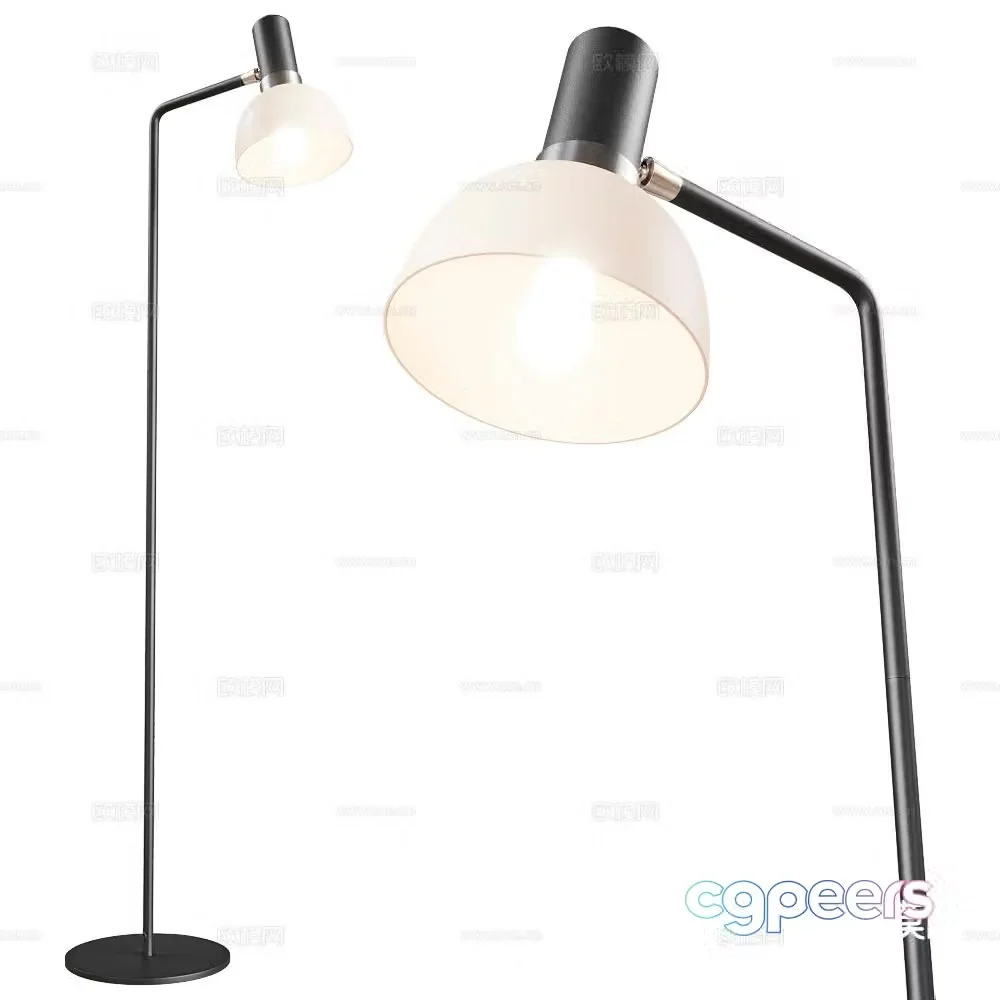 Zuiver Group minimalist floor lamp fishing lamp 3d model