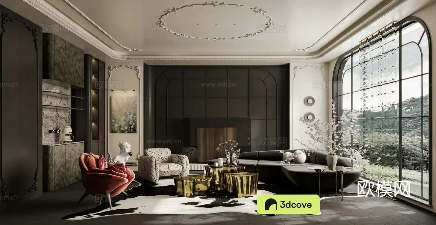 French living room