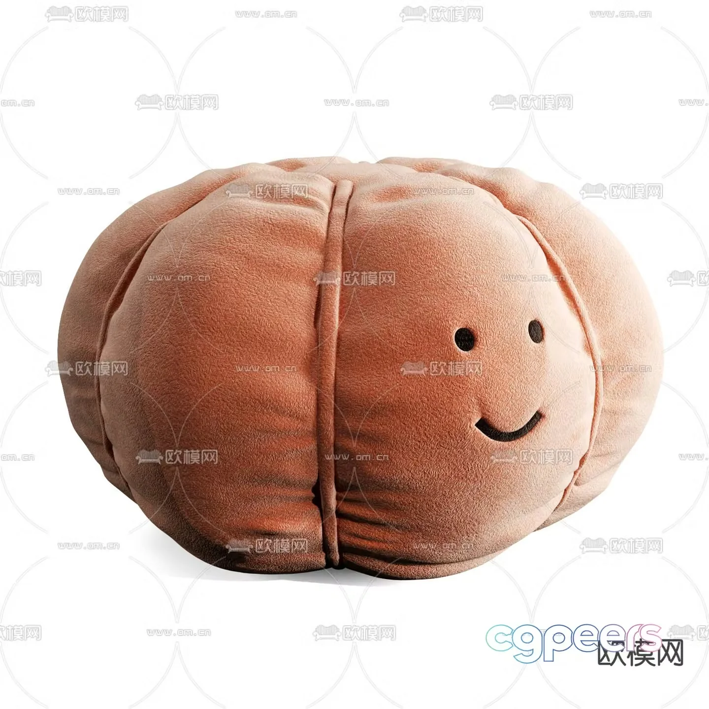 Modern children’s sofa stool 3d model
