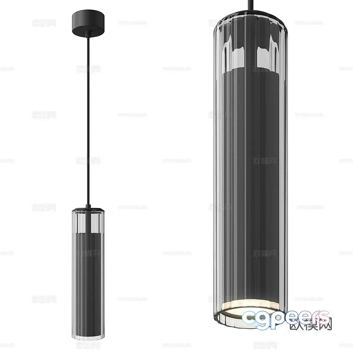 Simple chandelier Restaurant chandelier Bar chandelier Bedside chandelier Art chandelier Glass chandelier 3d model