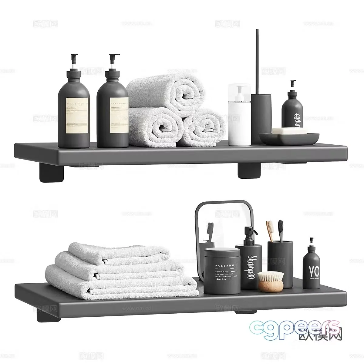 Bathroom small pieces 3D model