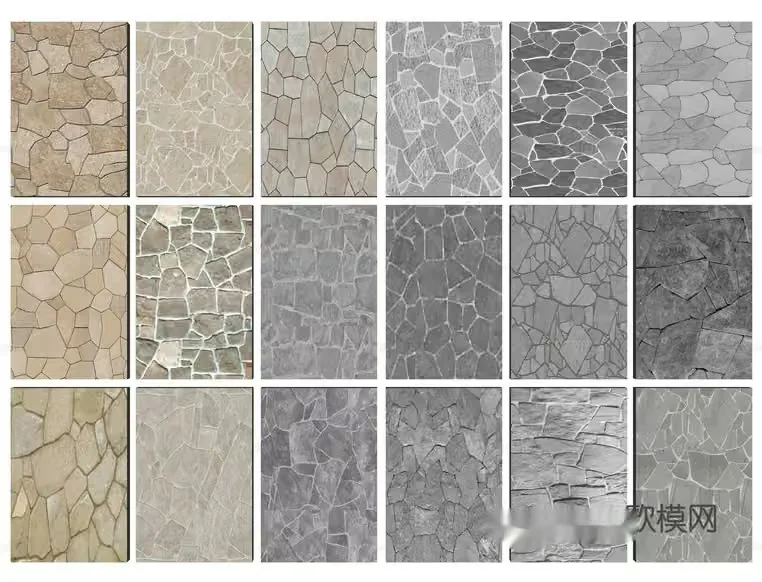 Stone Floor Design 3D Model – 20018 – CORONA Render
