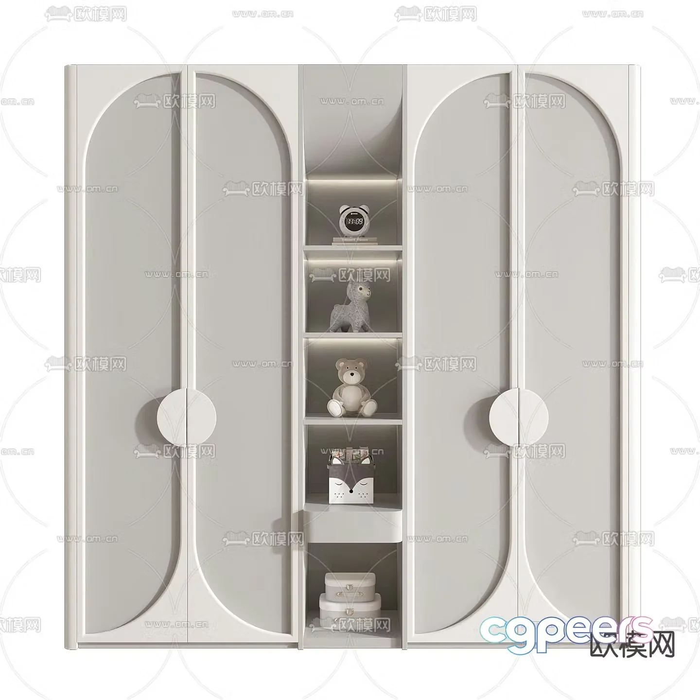 Children’s wardrobe 3d model