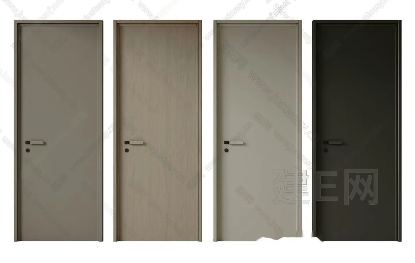 Four Doors 3D Model – 9192 – VRAY Render