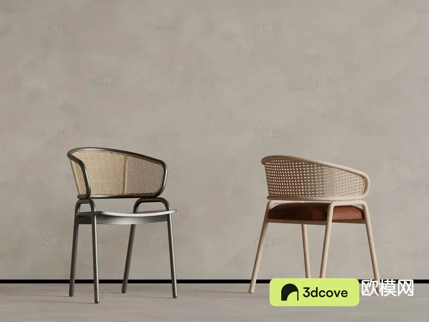 Wabi-sabi chair dining chair leisure chair