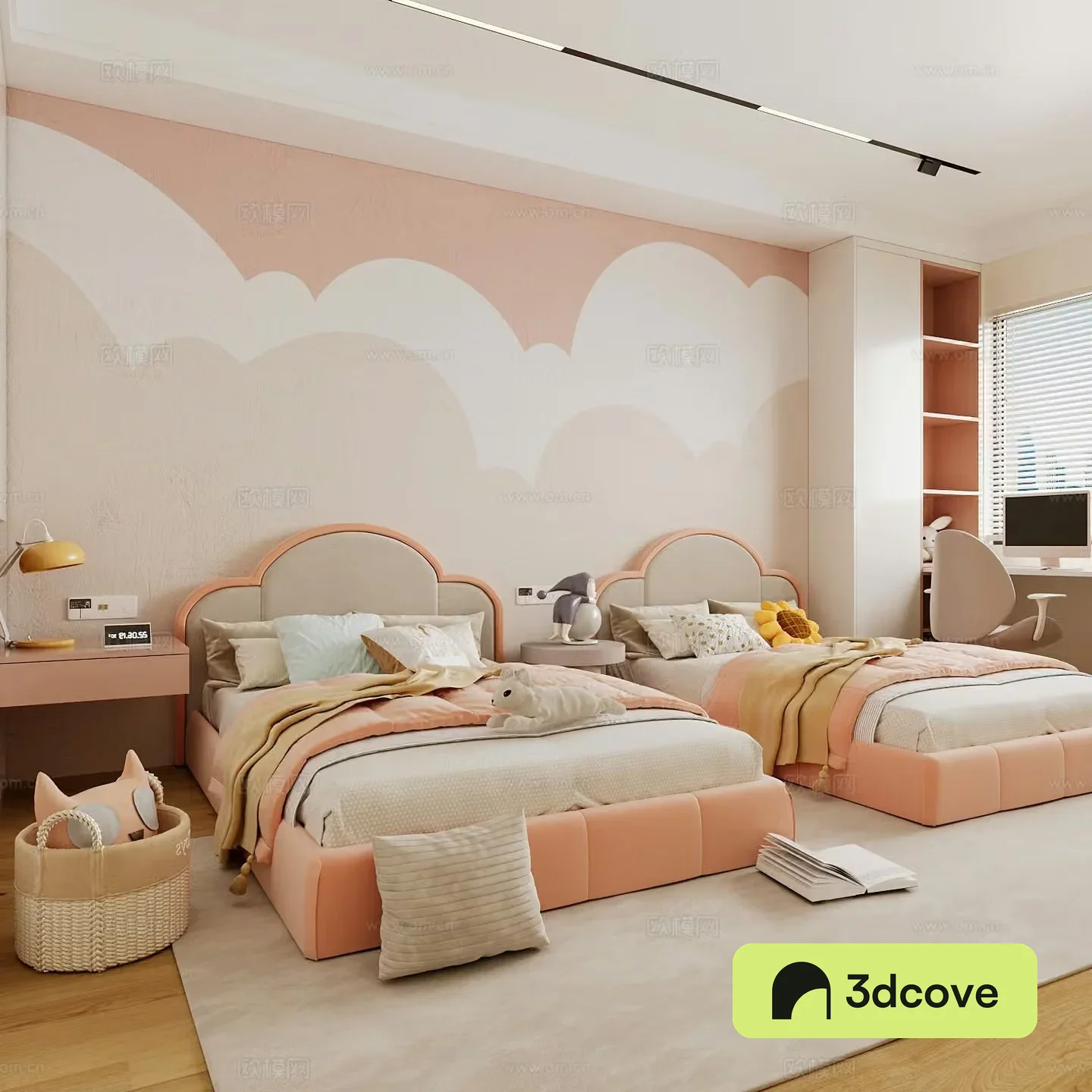 Cream style children’s room girl’s room