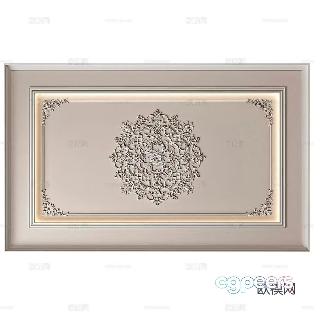 Ceiling suspended ceiling 3d model