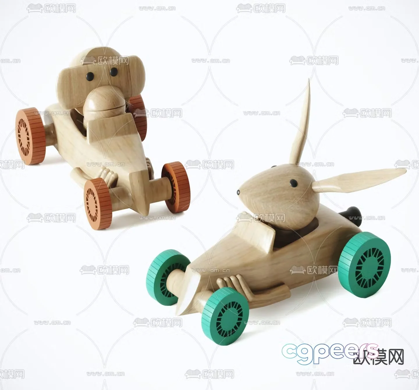 Children’s toys building block ornaments 3D model