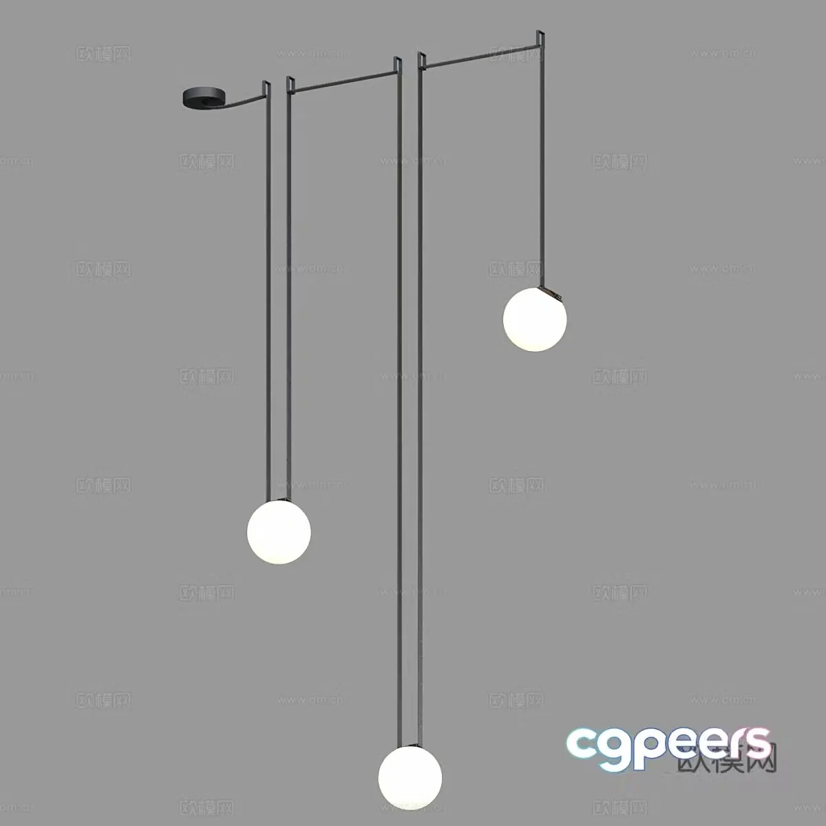 Modern simple chandeliers chandeliers simple chandeliers dining chandeliers living room chandeliers lamps 3D model