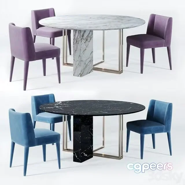 3ds Max Free – Meridiani Dining
