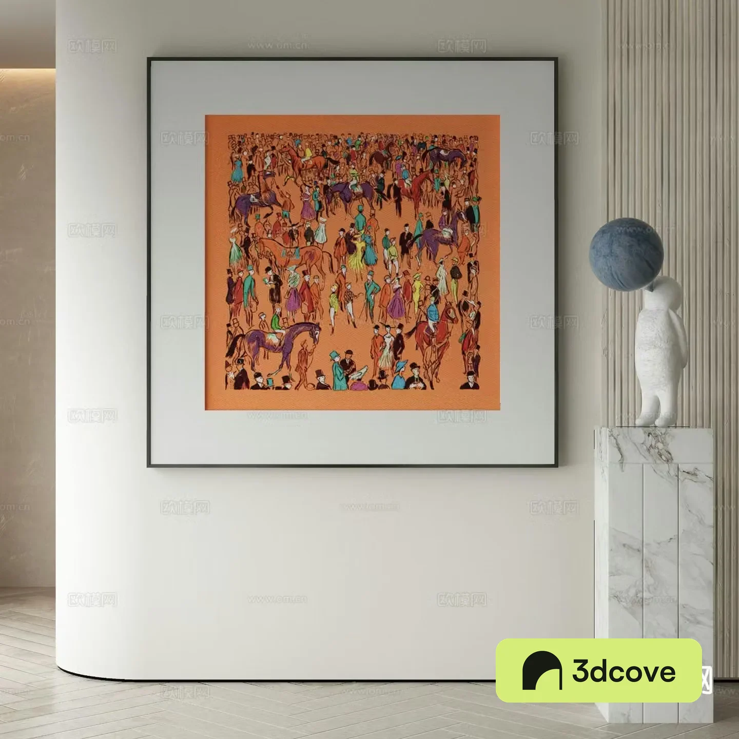 Modern art painting decorative painting