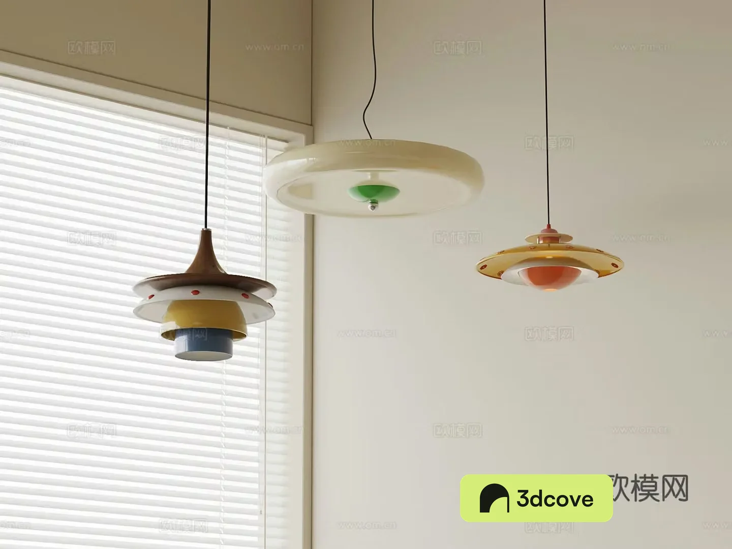 Modern Memphis Chandelier Art Lamp