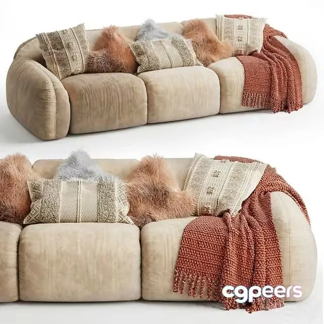 3ds Max Free – Busnelli PIUMOTTO, sofa