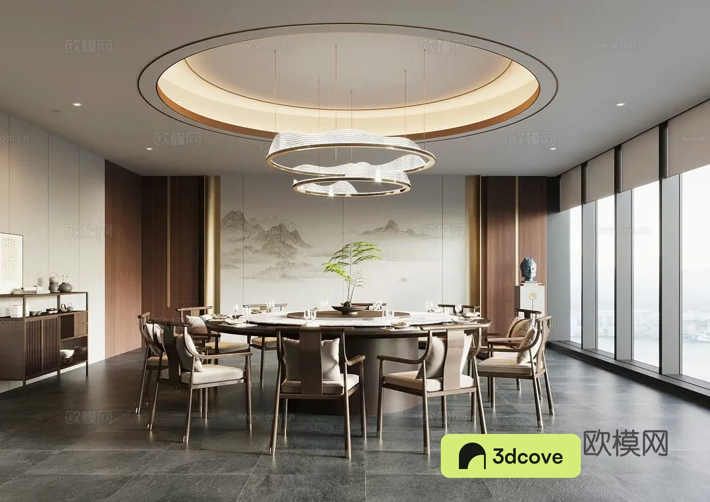 New Chinese hotel restaurant private room