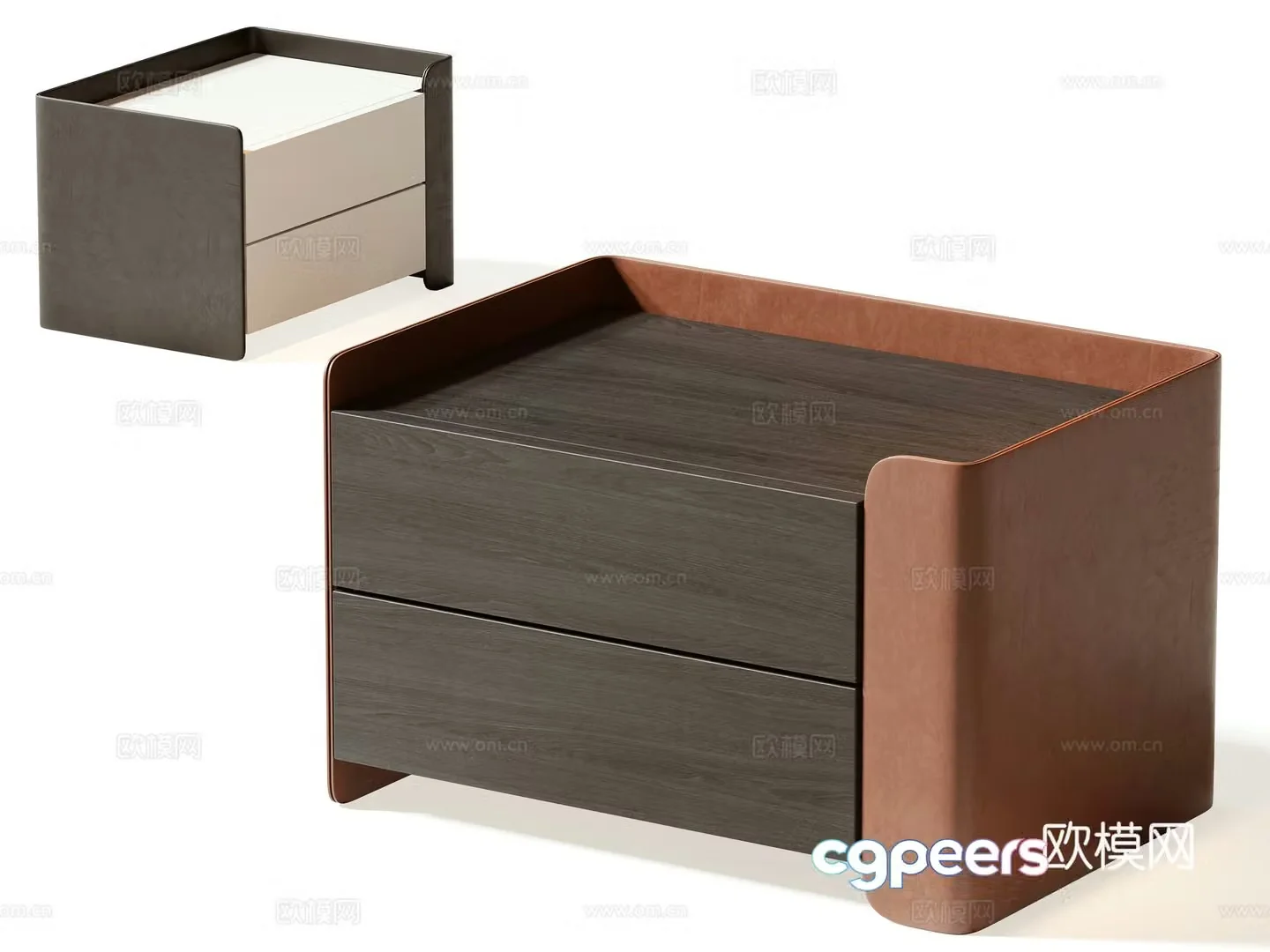 Modern night table 3d model