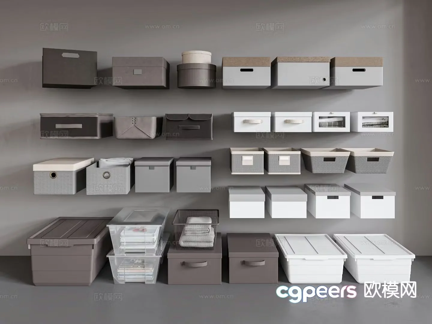box box storage box storage box 3d model